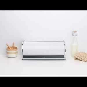 Brabantia Bread Box & 3 Piece Canister Set